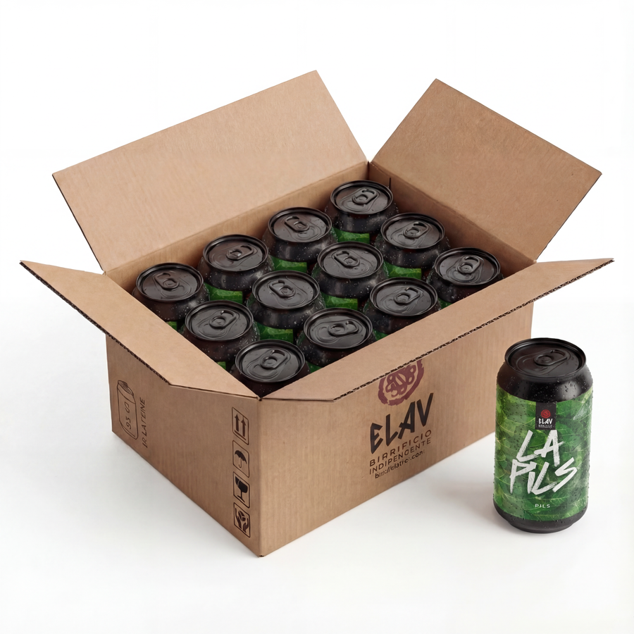 Pils Artigianale Birra Elav - 12 lattine da 33cl