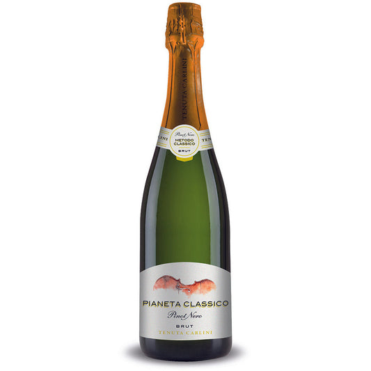 PIANETA CLASSICO PINOT NERO Brut METODO CLASSICO - Tenuta Carlini - (19,10 eur X 6 Bott)